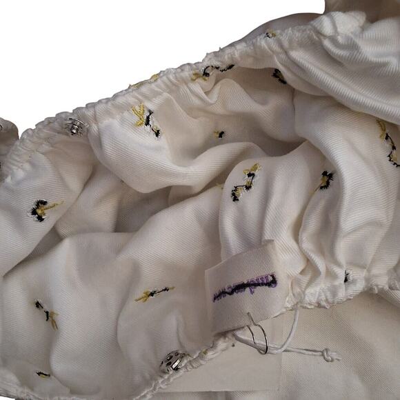 NWT Find Me Now Ruffle Cotton Floral Shoulder Bag - F6 - Picture 4 of 5